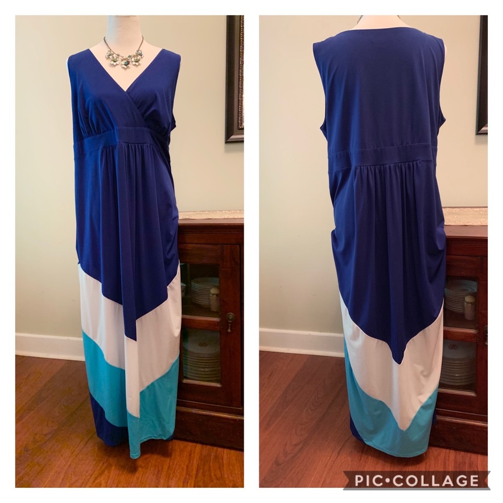 Gorgeous Rob & Ali chevron maxi dress